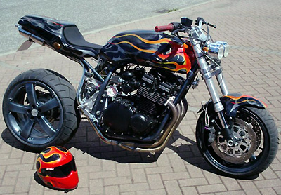 tuning moto peinture