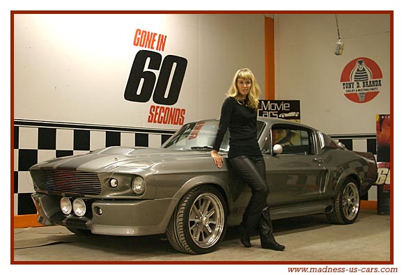 Ford gt 500 annee 1967 eleanor 60 secondes chronos